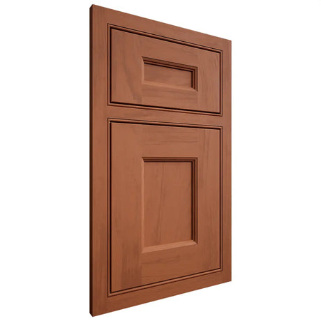 Shiloh Cabinetry Beaded Inset Aspen Maple Plain Cut Spice Door