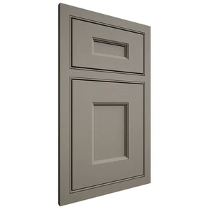 Shiloh Cabinetry Beaded Inset Aspen Maple Plain Cut Thyme Door