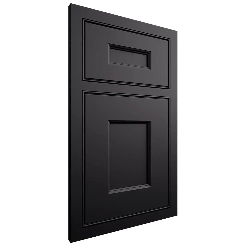 Shiloh Cabinetry Beaded Inset Aspen Paintable Black Door