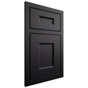 Shiloh Cabinetry Beaded Inset Aspen Paintable Black Door