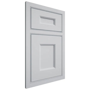 Shiloh Cabinetry Beaded Inset Aspen Paintable Niebla Azul Door