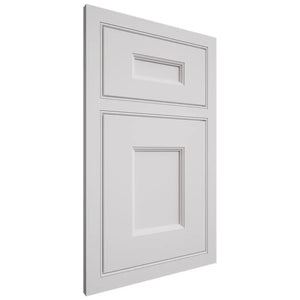 Shiloh Cabinetry Beaded Inset Aspen Paintable Polar Door