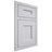 Shiloh Cabinetry Beaded Inset Aspen Paintable Upward Door