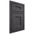 Shiloh Cabinetry Beaded Inset Aspen Poplar Plain Cut Cadet Door