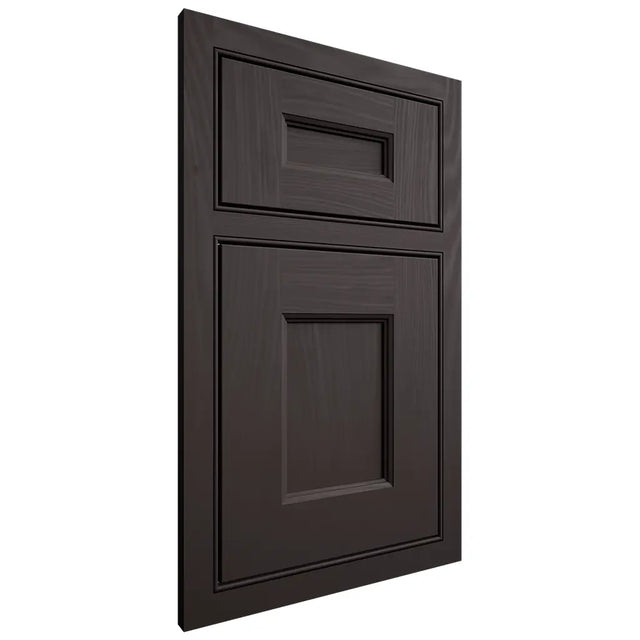 Shiloh Cabinetry Beaded Inset Aspen Poplar Plain Cut Carbon Door