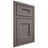 Shiloh Cabinetry Beaded Inset Aspen Poplar Plain Cut Heatherstone Door