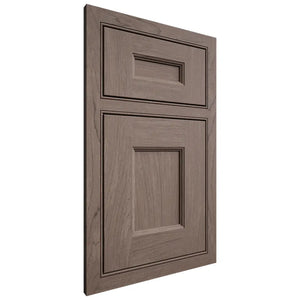 Shiloh Cabinetry Beaded Inset Aspen Poplar Plain Cut River Rock Door