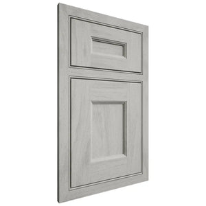 Shiloh Cabinetry Beaded Inset Aspen Poplar Plain Cut Stratus Door