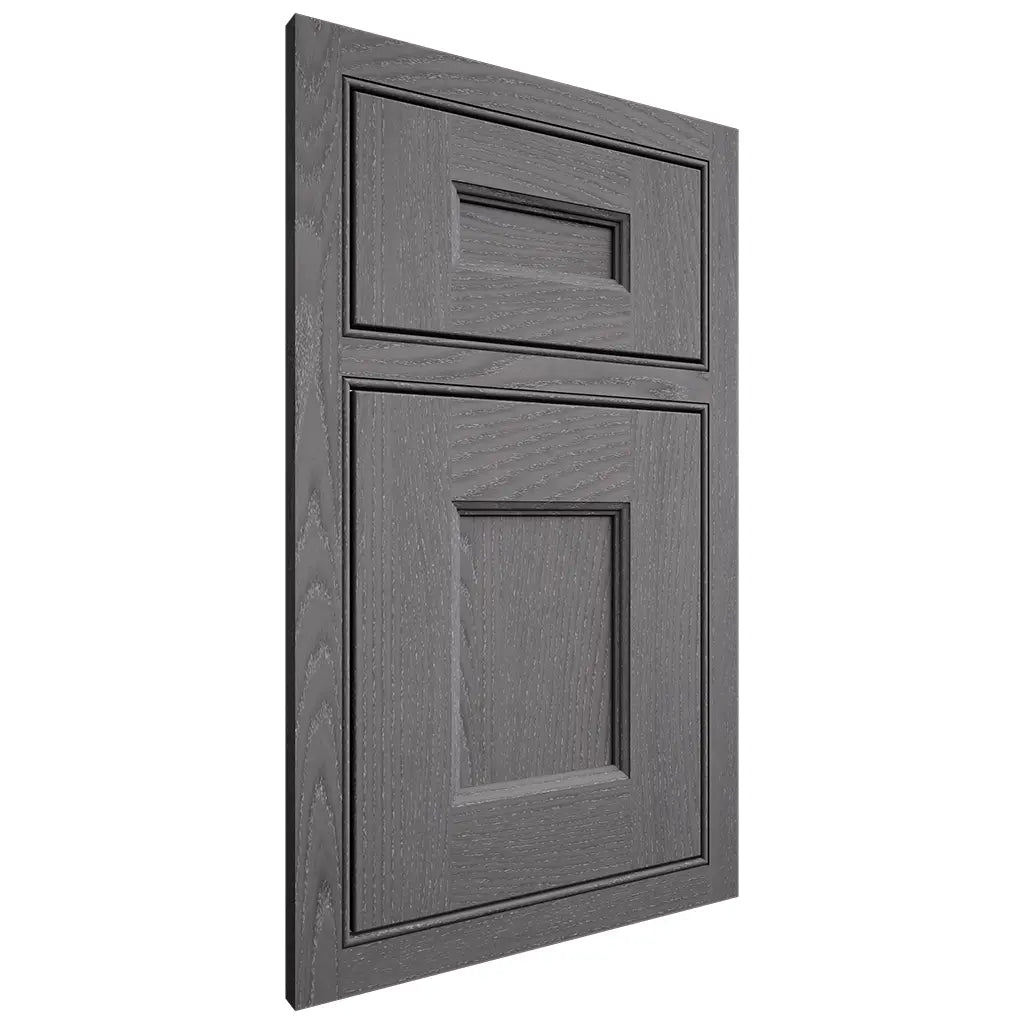 Shiloh Cabinetry Beaded Inset Aspen Red Oak Plain Cut Cadet Door