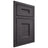 Shiloh Cabinetry Beaded Inset Aspen Red Oak Plain Cut Harbor Door