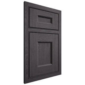 Shiloh Cabinetry Beaded Inset Aspen Red Oak Plain Cut Harbor Door