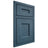 Shiloh Cabinetry Beaded Inset Aspen Red Oak Plain Cut Hudson Door