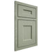 Shiloh Cabinetry Beaded Inset Aspen Red Oak Plain Cut Moss Door