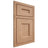 Shiloh Cabinetry Beaded Inset Aspen Red Oak Plain Cut Natural Door