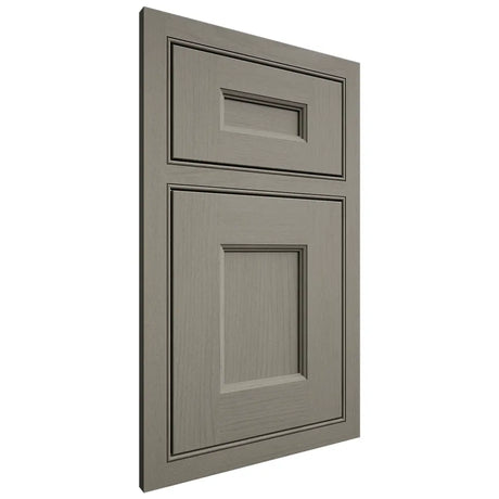 Shiloh Cabinetry Beaded Inset Aspen Walnut Plain Cut Thyme Door