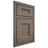 Shiloh Cabinetry Beaded Inset Aspen White Oak Plain Cut Clay Door