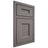 Shiloh Cabinetry Beaded Inset Aspen White Oak Plain Cut Flagstone Door