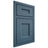 Shiloh Cabinetry Beaded Inset Aspen White Oak Plain Cut Hudson Door