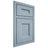 Shiloh Cabinetry Beaded Inset Aspen White Oak Plain Cut Sky Door