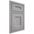 Shiloh Cabinetry Beaded Inset Aspen White Oak Plain Cut Stratus Door