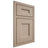 Shiloh Cabinetry Beaded Inset Aspen White Oak Plain Cut Straw Door