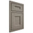 Shiloh Cabinetry Beaded Inset Aspen White Oak Plain Cut Thyme Door