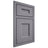 Shiloh Cabinetry Beaded Inset Aspen White Oak Quarter Sawn Cadet Door