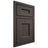 Shiloh Cabinetry Beaded Inset Aspen White Oak Quarter Sawn Creekside Door