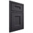 Shiloh Cabinetry Beaded Inset Aspen White Oak Quarter Sawn Harbor Door