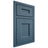 Shiloh Cabinetry Beaded Inset Aspen White Oak Quarter Sawn Hudson Door