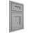 Shiloh Cabinetry Beaded Inset Aspen White Oak Quarter Sawn Stratus Door