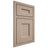 Shiloh Cabinetry Beaded Inset Aspen White Oak Quarter Sawn Straw Door