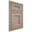 Shiloh Cabinetry Beaded Inset Aspen White Oak Quarter Sawn Whitewash Door