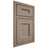 Shiloh Cabinetry Beaded Inset Aspen White Oak Rift Cut Almond Door
