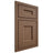 Shiloh Cabinetry Beaded Inset Aspen White Oak Rift Cut Autumn Door