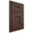 Shiloh Cabinetry Beaded Inset Aspen White Oak Rift Cut Braun Door