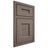 Shiloh Cabinetry Beaded Inset Aspen White Oak Rift Cut Clay Door