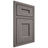 Shiloh Cabinetry Beaded Inset Aspen White Oak Rift Cut Flagstone Door
