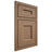 Shiloh Cabinetry Beaded Inset Aspen White Oak Rift Cut Medium Door
