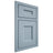 Shiloh Cabinetry Beaded Inset Aspen White Oak Rift Cut Sky Door