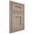 Shiloh Cabinetry Beaded Inset Aspen White Oak Rift Cut Whitewash Door