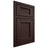 Shiloh Cabinetry Beaded Inset Beaded Century Alder Plain Cut Bistre Door