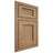 Shiloh Cabinetry Beaded Inset Beaded Century Alder Plain Cut Dusty Road Door