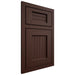 Shiloh Cabinetry Beaded Inset Beaded Century Alder Plain Cut Umber Door