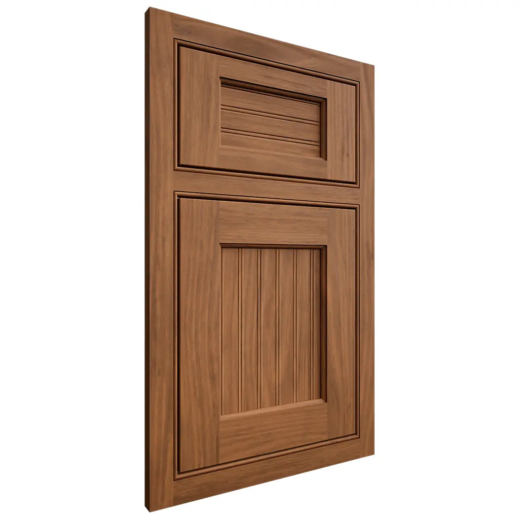 Shiloh Cabinetry Beaded Inset Beaded Century Cherry Plain Cut Coffee Door