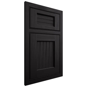Shiloh Cabinetry Beaded Inset Beaded Century Cherry Plain Cut Espresso Door