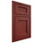 Shiloh Cabinetry Beaded Inset Beaded Century Cherry Plain Cut Red Door