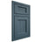 Shiloh Cabinetry Beaded Inset Beaded Century Hickory Plain Cut Hudson Door