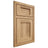 Shiloh Cabinetry Beaded Inset Beaded Century Hickory Plain Cut Natural Door