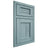 Shiloh Cabinetry Beaded Inset Beaded Century Hickory Plain Cut Sky Door